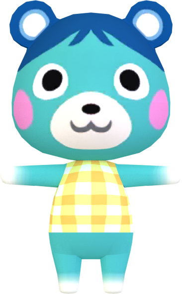 animal crossing bluebear plush